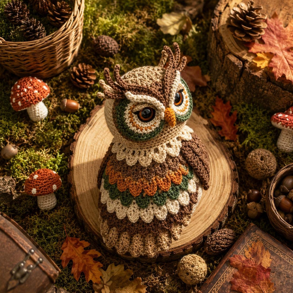 Boho Owl Wall Hanger Crochet Pattern — image 4