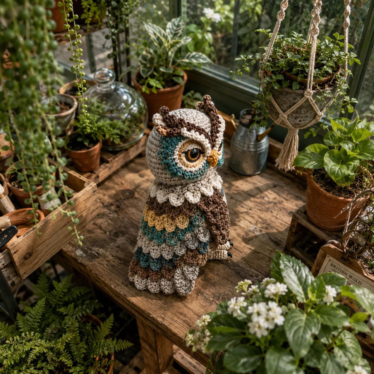 Boho Owl Wall Hanger Crochet Pattern — image 5