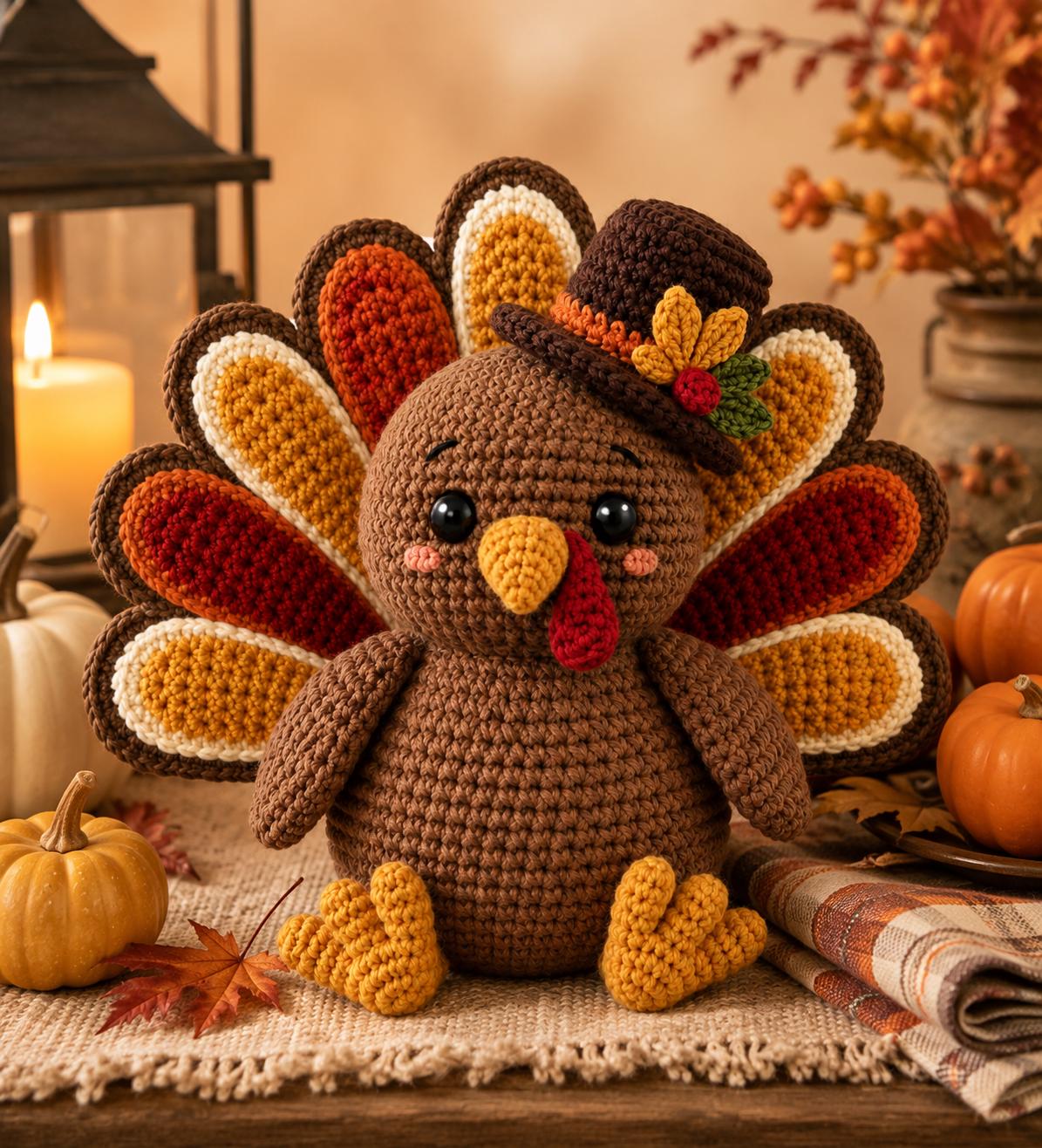 Festive Thanksgiving Turkey Amigurumi Crochet Pattern — image 2