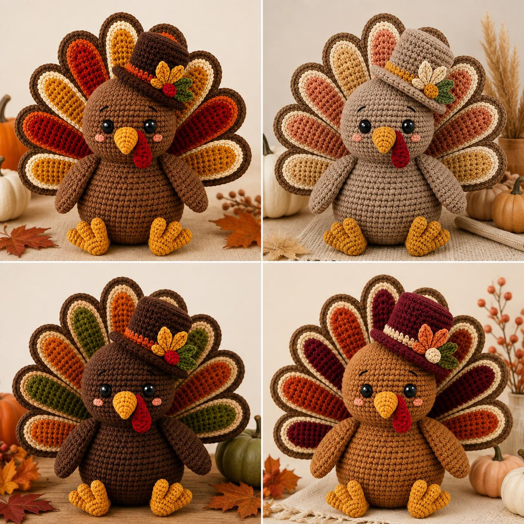 Festive Thanksgiving Turkey Amigurumi Crochet Pattern — image 6
