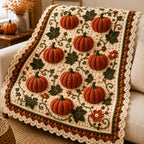 Pumpkin Harvest Afghan Crochet Pattern — image 1