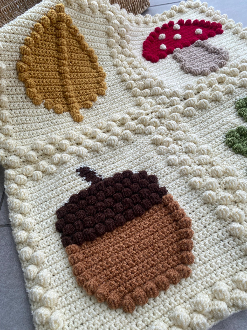 4 in 1 Autumn Fall Blanket Crochet Pattern — image 2