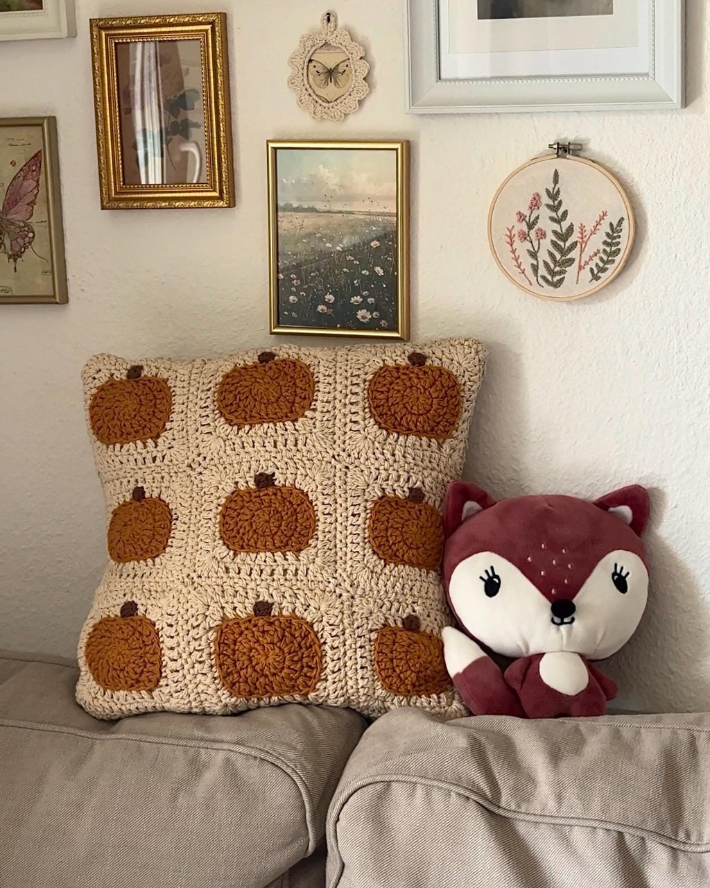 Granny Square Pumpkin Pillow Crochet Pattern — image 6