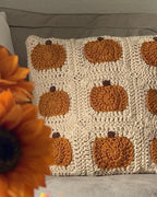 Granny Square Pumpkin Pillow Crochet Pattern — image 7