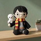 Wizard Doll Set Crochet Pattern — 3 Dolls & Animals