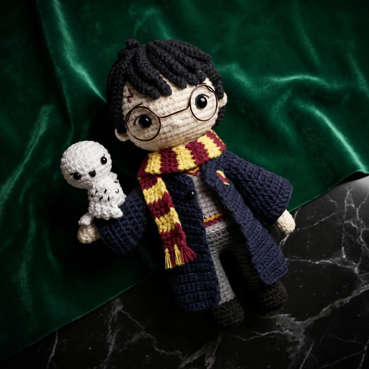 Wizard Doll Set Crochet Pattern — 3 Dolls & Animals