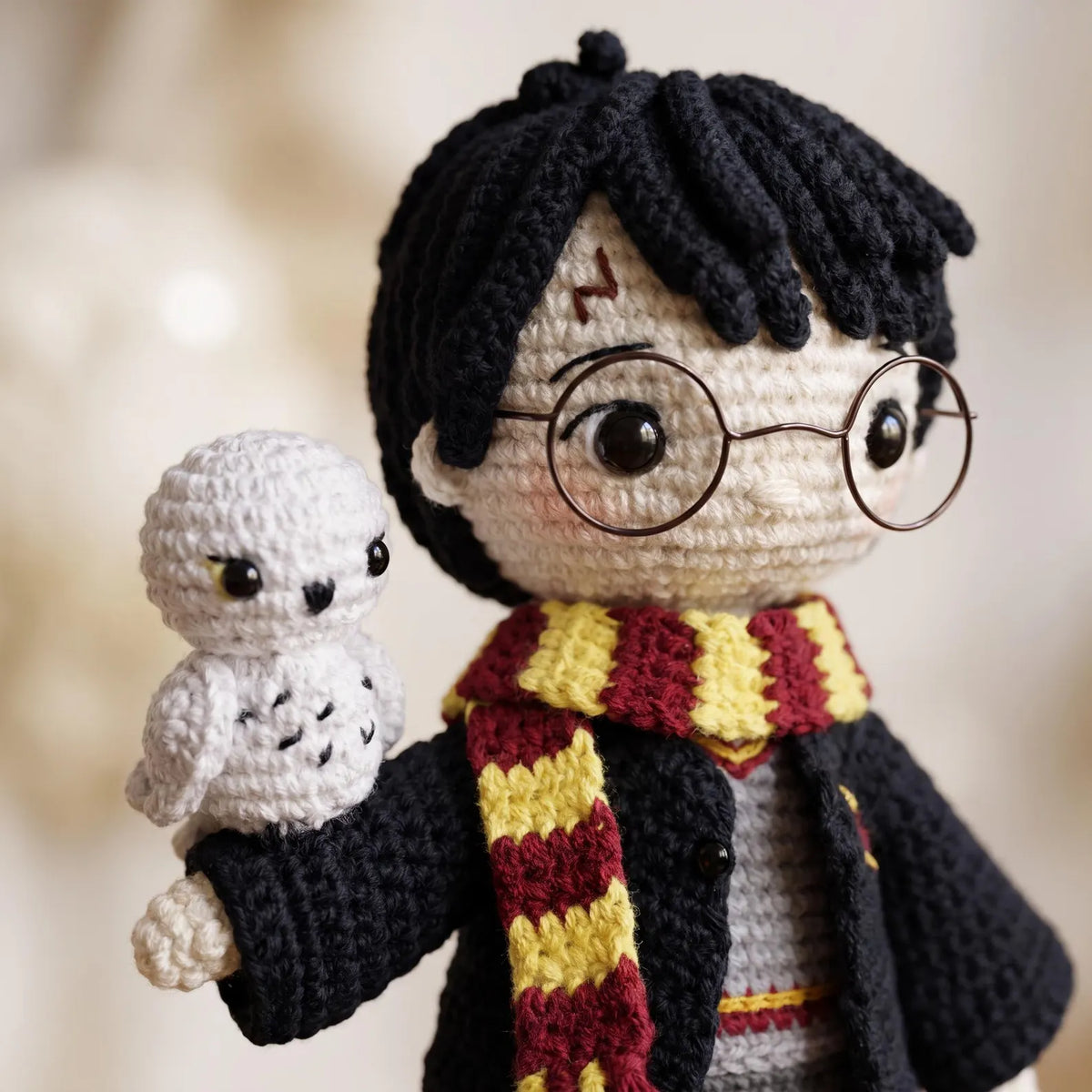 Wizard Doll Set Crochet Pattern — 3 Dolls & Animals
