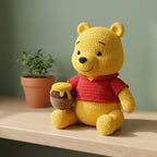 Yellow Bear & Honey Pot Crochet Pattern