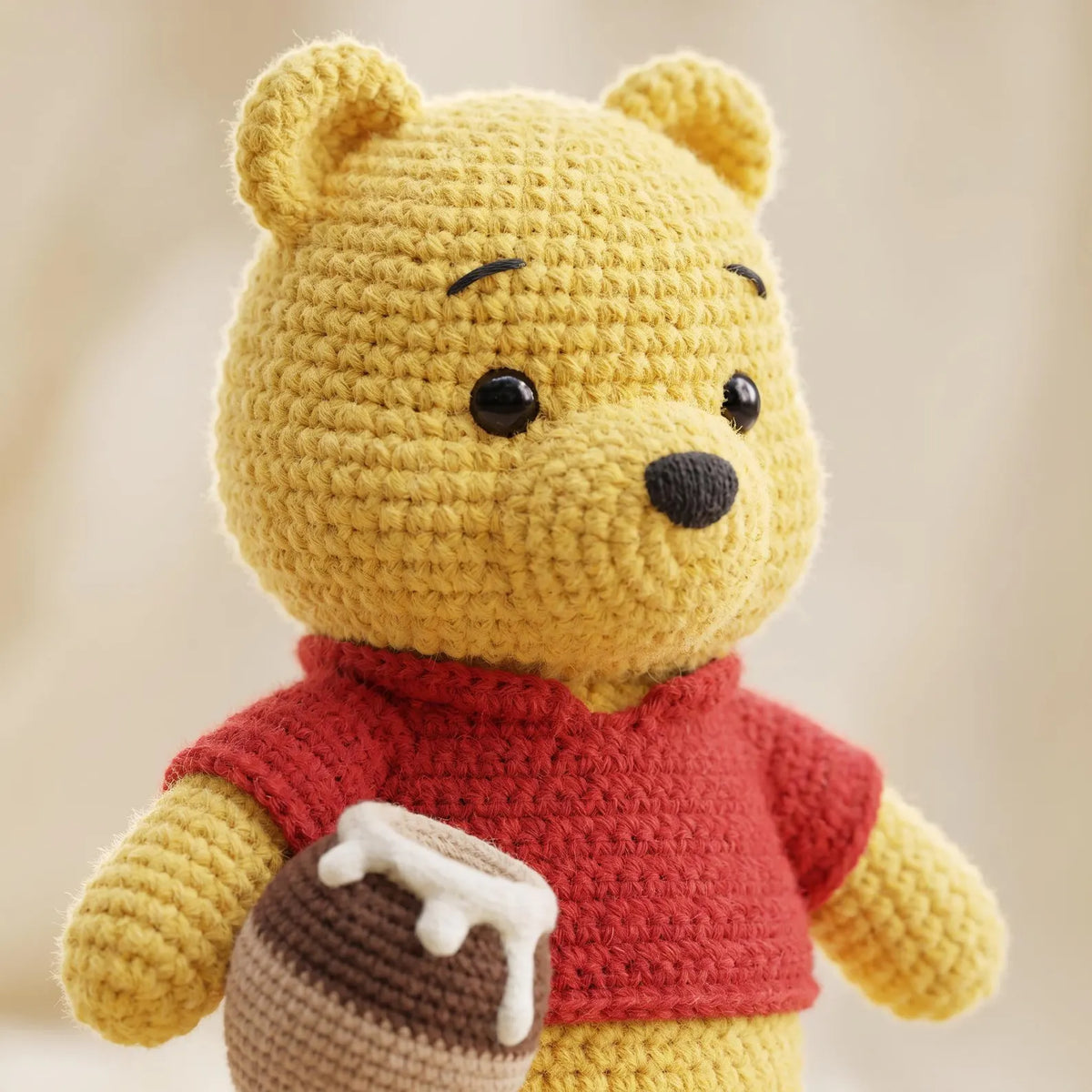 Yellow Bear & Honey Pot Crochet Pattern