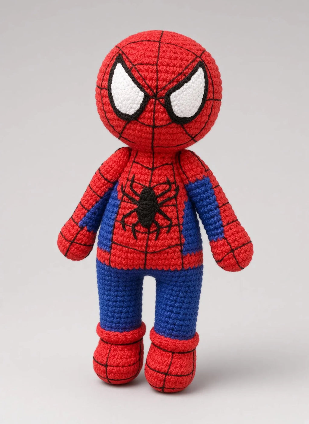 Red & Blue Superhero Doll Crochet Pattern