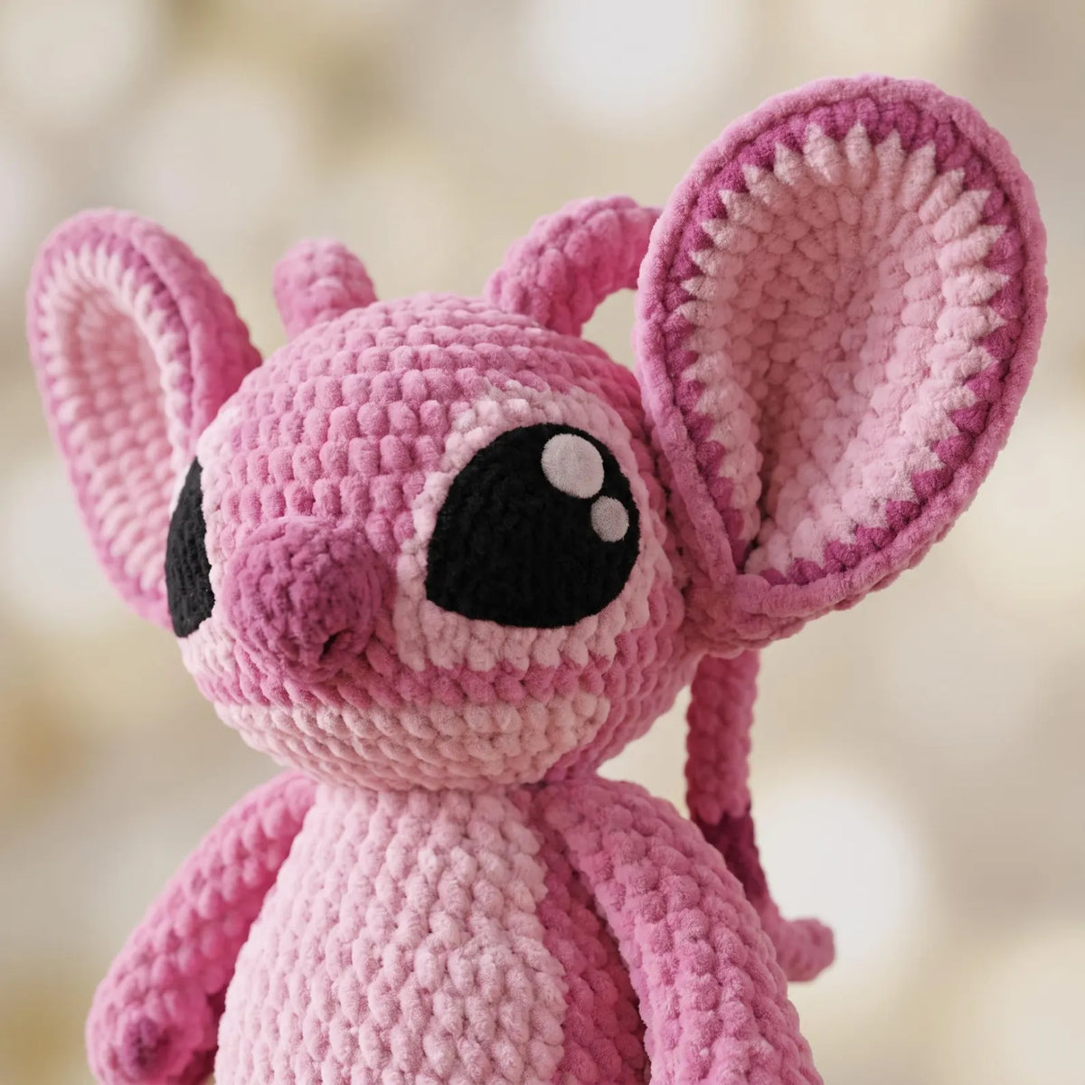 Blue & Pink Big-Eared Pair Crochet Pattern