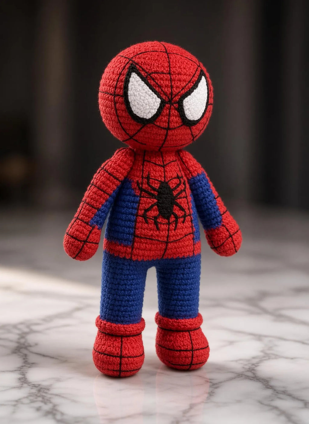 Red & Blue Superhero Doll Crochet Pattern