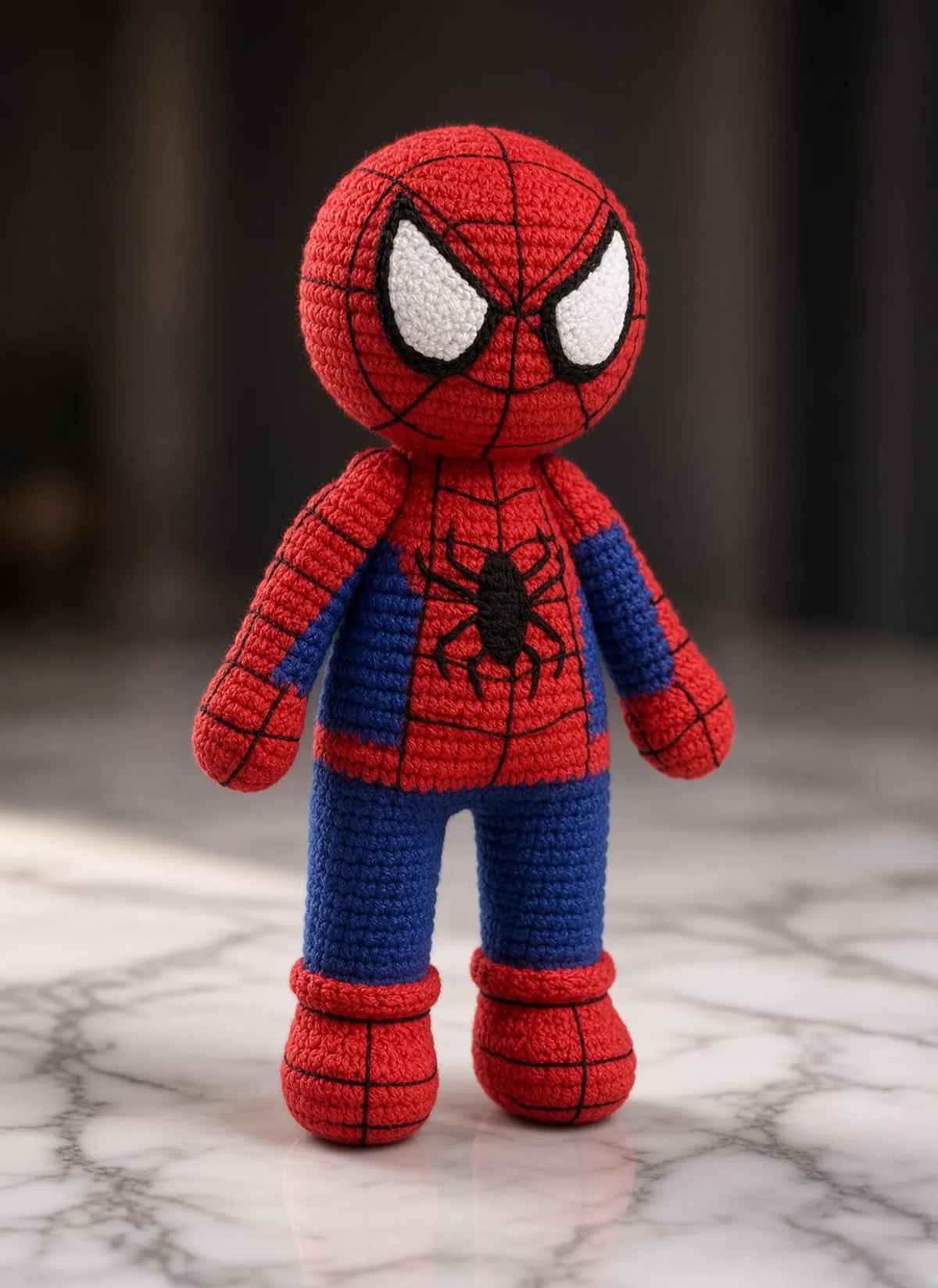 Red & Blue Superhero Doll Crochet Pattern