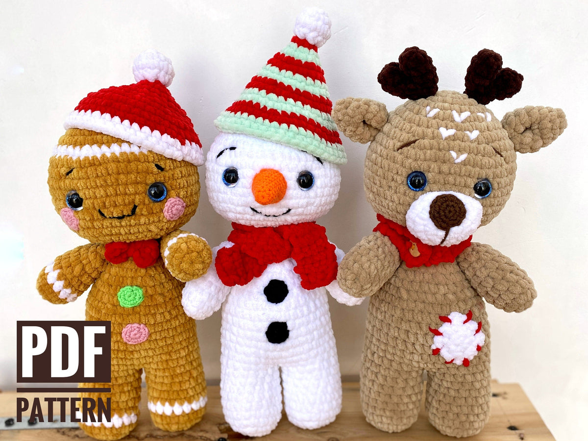 3 in 1 Christmas Amigurumi Crochet Pattern — example project 3
