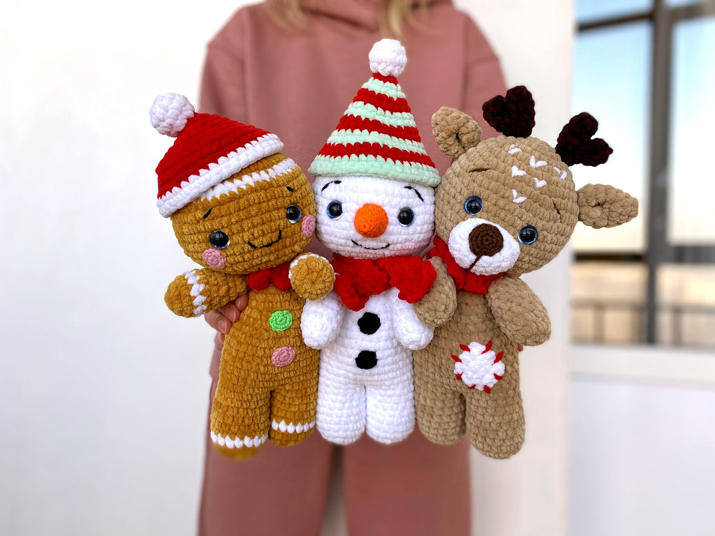 3 in 1 Christmas Amigurumi Crochet Pattern — example project 1
