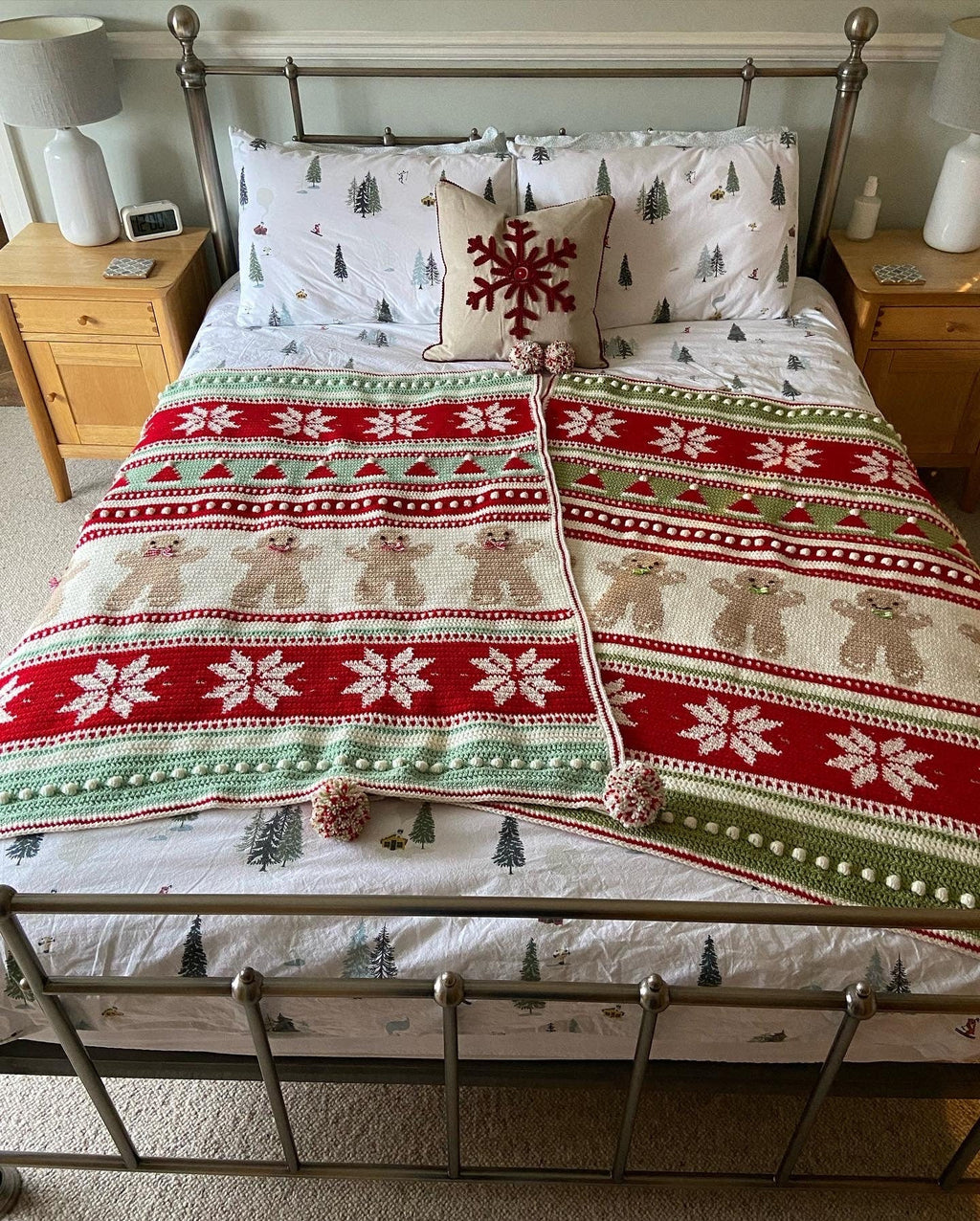 Christmas Eve Tapestry Blanket Crochet Pattern — example project 5
