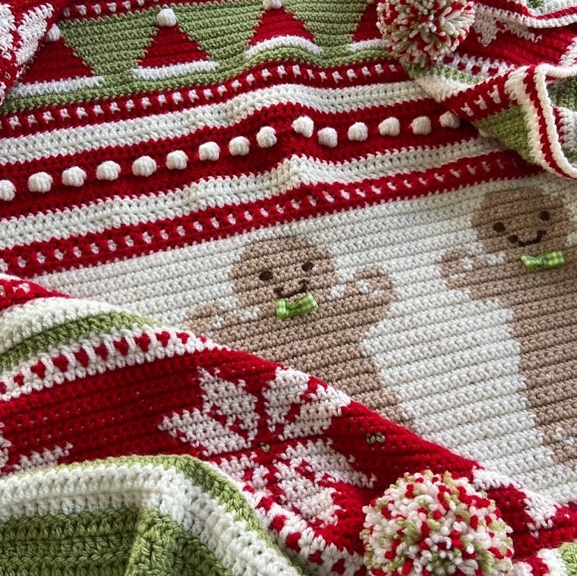 Christmas Eve Tapestry Blanket Crochet Pattern — example project 2