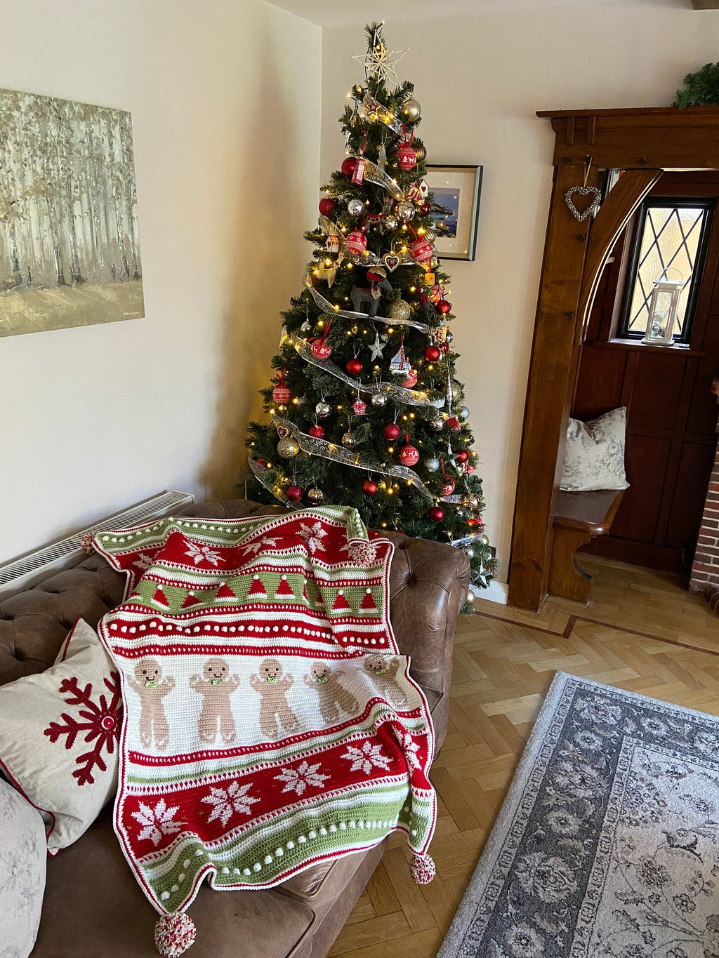 Christmas Eve Tapestry Blanket Crochet Pattern — example project 3