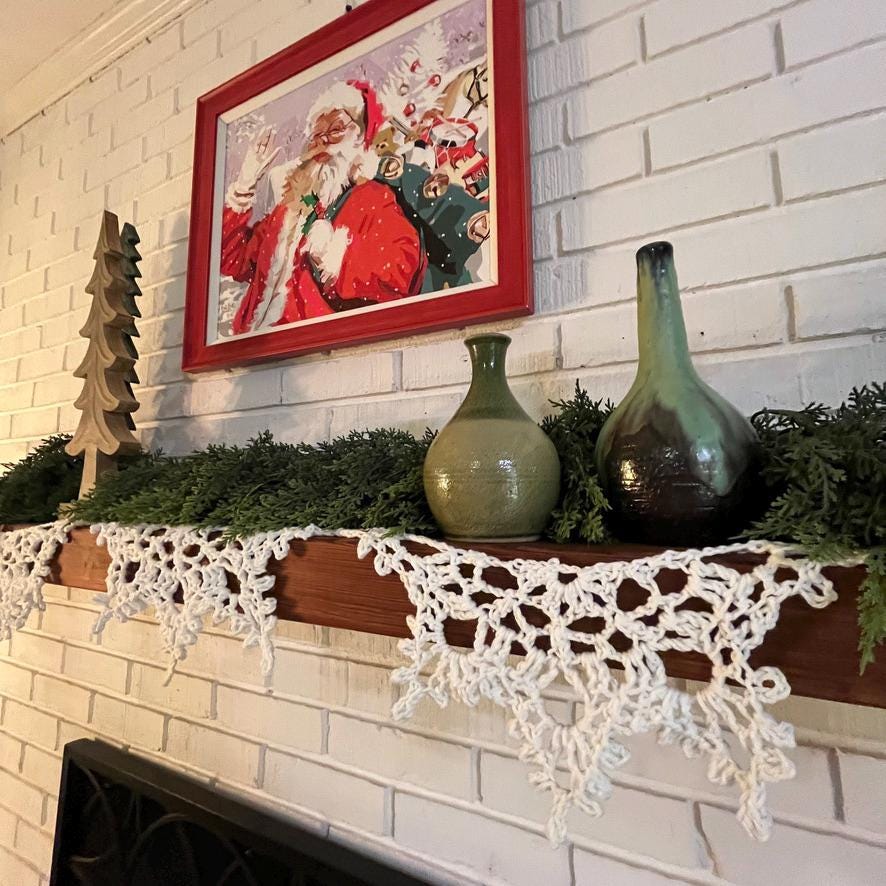 Snowflake Garland Crochet Pattern — example project 11