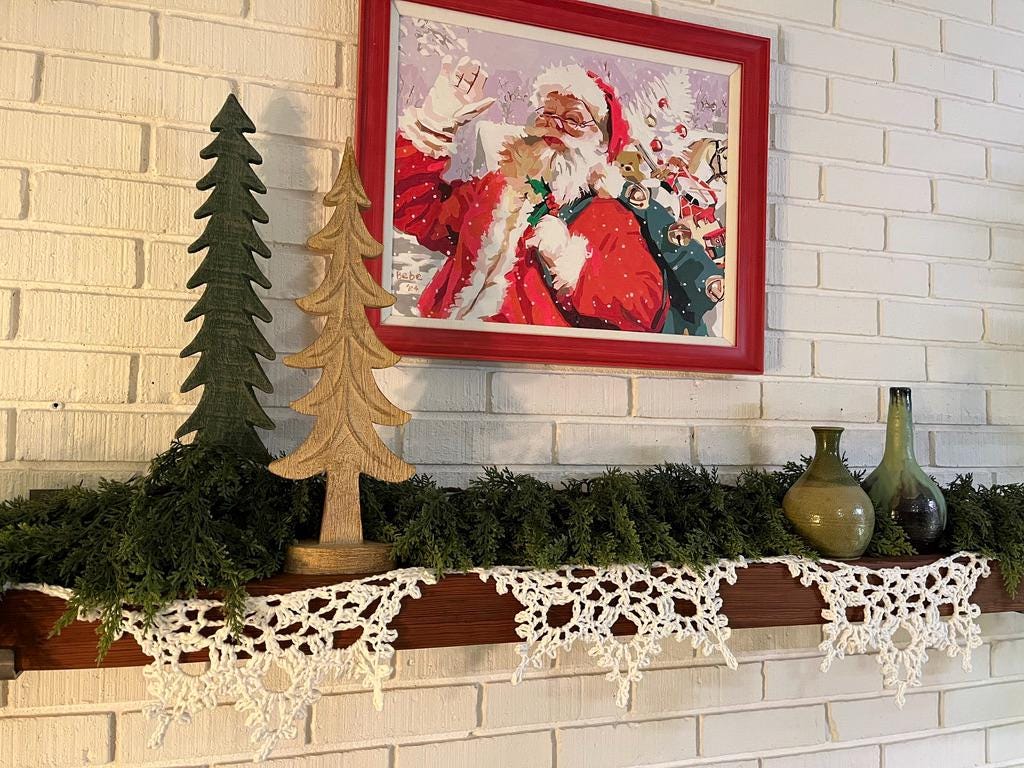 Snowflake Garland Crochet Pattern — example project 8