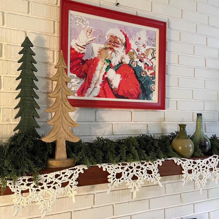 Snowflake Garland Crochet Pattern — example project 7
