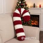 Candy Cane Pillow Crochet Pattern — example project 2