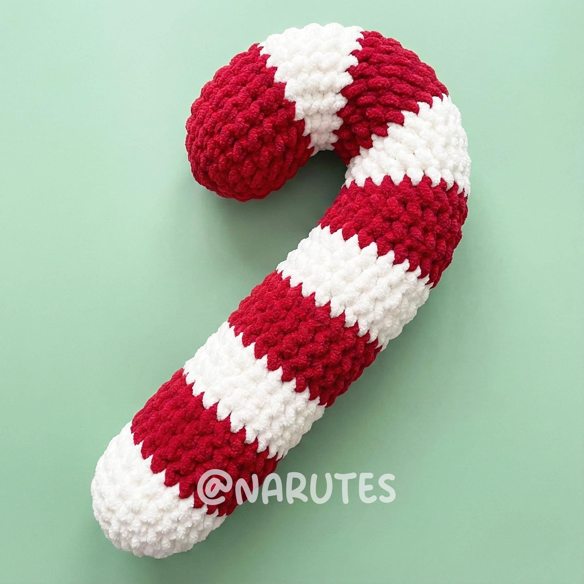 Candy Cane Pillow Crochet Pattern — example project 3