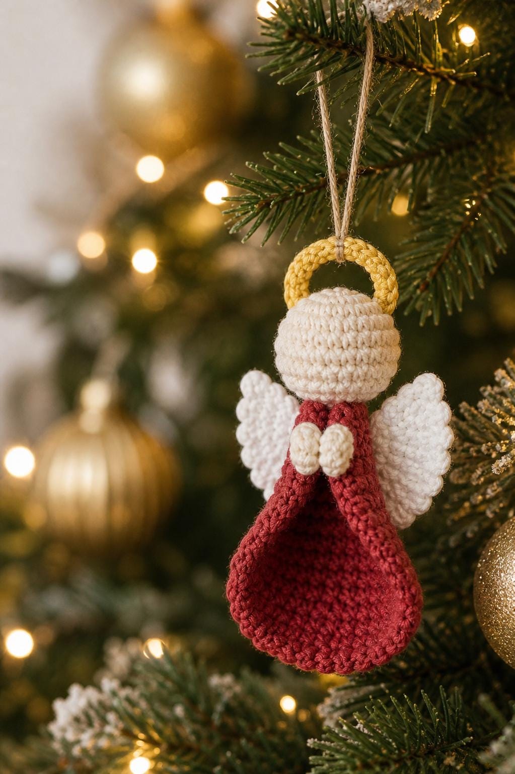 Angel Ornament Amigurumi Crochet Pattern — example project 8
