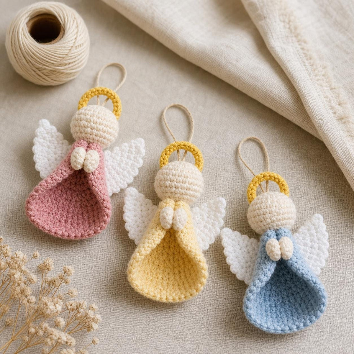 Angel Ornament Amigurumi Crochet Pattern — example project 3