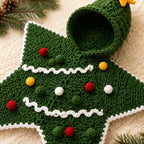Christmas Tree Baby Cocoon Crochet Pattern — example project 6