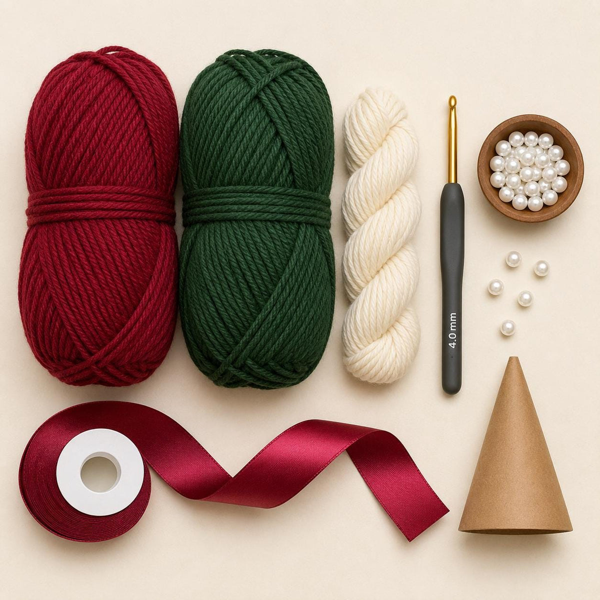 Ruffled Christmas Tree Crochet Pattern — example project 4