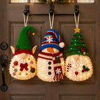 3 in 1 Christmas Gnome Door Hanger Crochet Pattern — example project 10