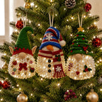 3 in 1 Christmas Gnome Door Hanger Crochet Pattern — example project 9