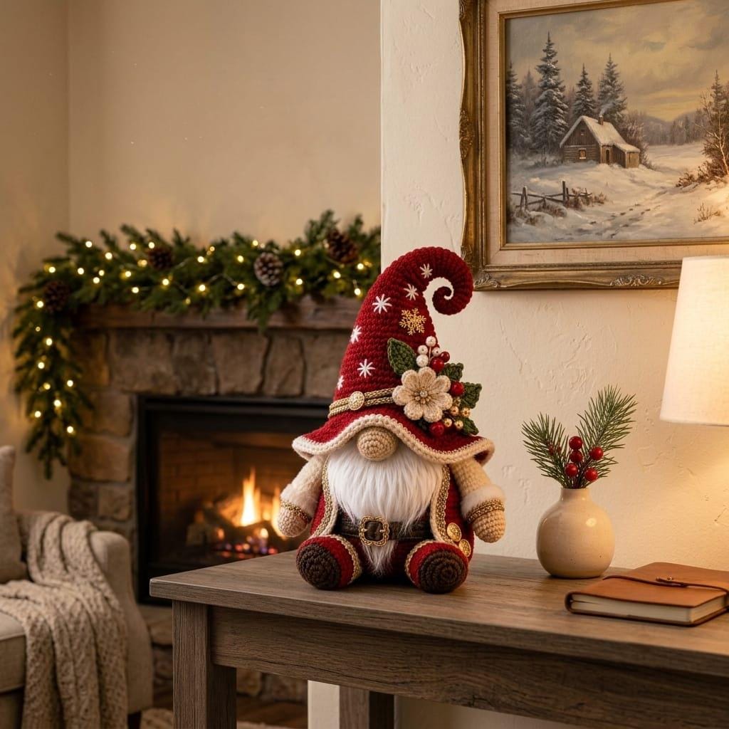 Santa Gnome Amigurumi Crochet Pattern — example project 2