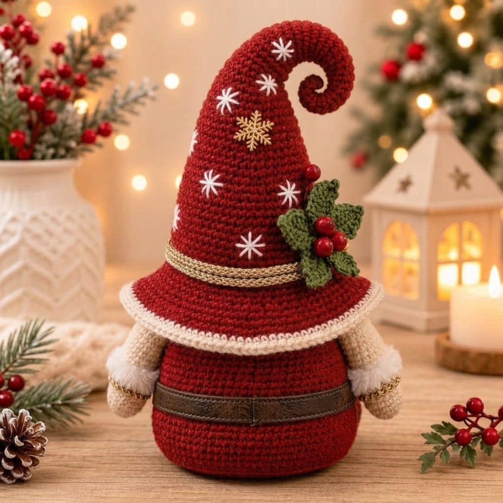 Santa Gnome Amigurumi Crochet Pattern — example project 3
