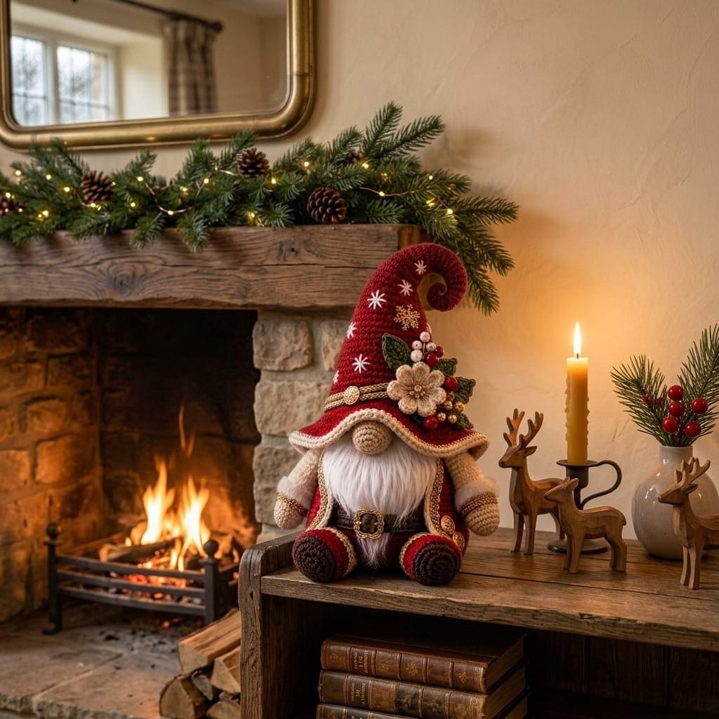 Santa Gnome Amigurumi Crochet Pattern — example project 8