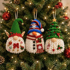 3 in 1 Christmas Gnome Door Hanger Crochet Pattern — example project 7