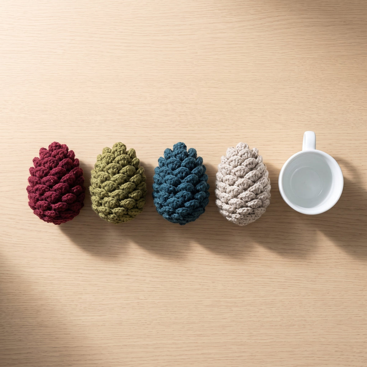 Crochet Pine Cone Pattern — example project 3