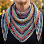 Crochet Shawl Pattern PDF